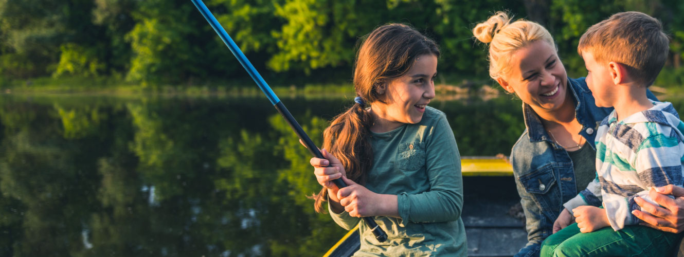 Family fishing